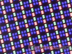 Éles RGB szubpixel tömb, szemcsézettségi problémák nélkül